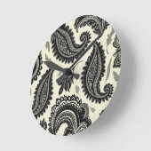 Paisley Palaces Runde Wanduhr (Winkel)