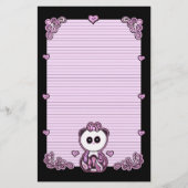 Paisley-Panda-Papier Briefpapier (Vorderseite)