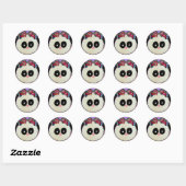 Paisley Panda Stickers (Blatt)