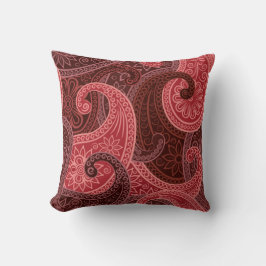 Paisley Paradise in Apple Pillow Kissen