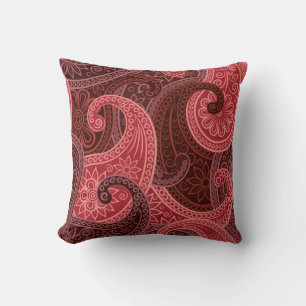 Paisley Paradise in Apple Pillow Kissen