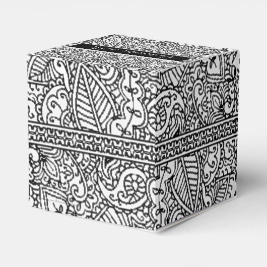 Paisley Passion - Black (Henna) Geschenkschachtel (Rückseite)