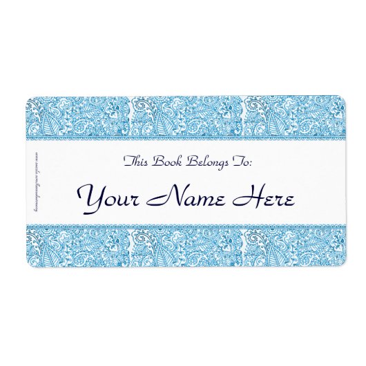 Paisley Passion - Blue (Henna) (Vorne)