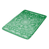 Paisley Pattern-1 Bath Mat Badematte (Schrägansicht)