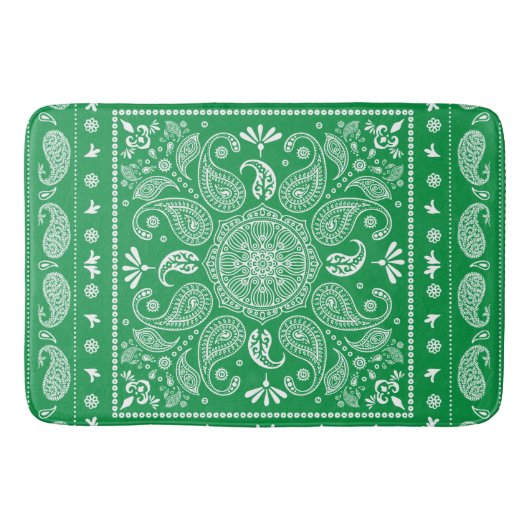 Paisley Pattern-1 Bath Mat Badematte (Vorderseite)