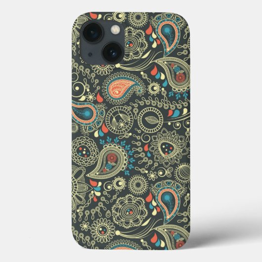 Paisley Pattern 3 Case-Mate iPhone Hülle (Rückseite)
