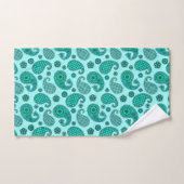 Paisley Pattern, Aqua und Türkis Badhandtuch Set (Handtuch)