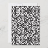Paisley Pattern Art – Ornamental Floral Outline Save The Date (Vorderseite)