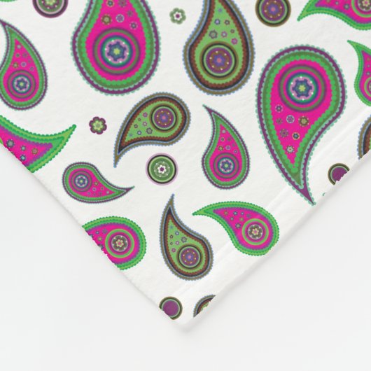 Paisley Pattern Blankets Fleecedecke (Ecke)