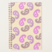 Paisley Pattern Boho Kleinbildplaner Planer (Vorderseite)