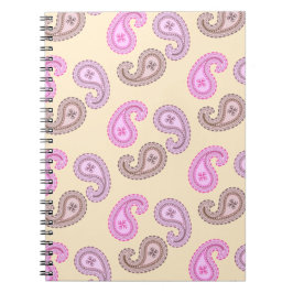 Paisley Pattern Boho Notebook Notizblock