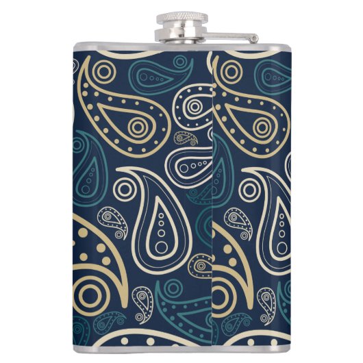Paisley Pattern Flachmann (Rückseite)