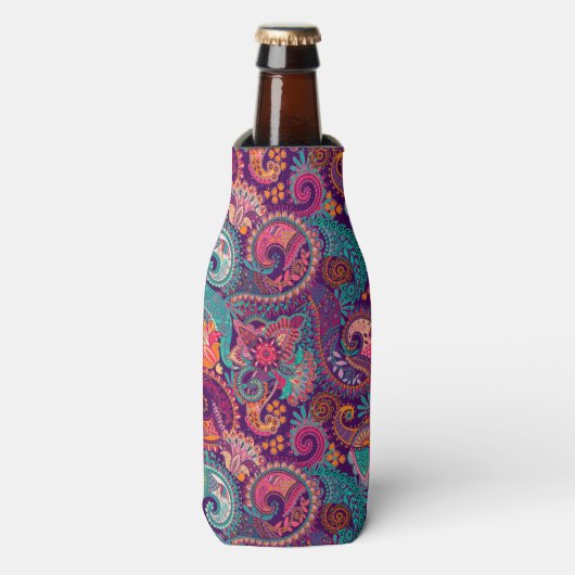 Paisley Pattern Flasche Gemütlich Flaschenkühler (Flaschenvorderseite)