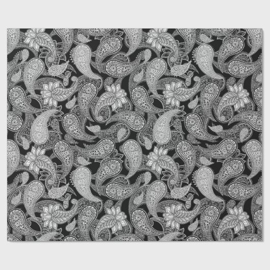 Paisley Pattern Geschenkpapier (Flach)