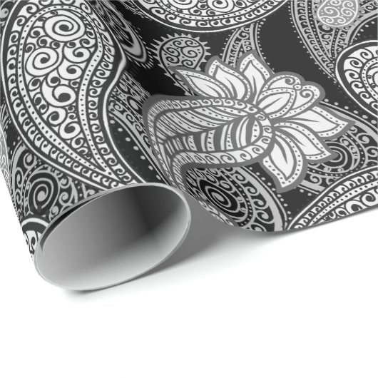 Paisley Pattern Geschenkpapier (Rolleneckpunkt)