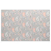 Paisley Pattern Gray and Coral Stoff (Fat Quarter (45,7 x 55,9 cm))