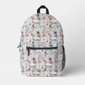 Paisley Pattern Hintergrund Bedruckter Rucksack (Vorderseite)