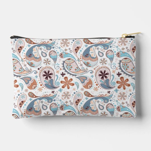 Paisley Pattern Hintergrund Zubehörtasche (Rückseite)