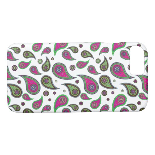 Paisley Pattern iPhone 7 Hüllen (Rückseite (Horizontal))