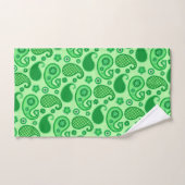 Paisley Pattern, Jade und Emerald Green Badhandtuch Set (Handtuch)