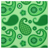 Paisley Pattern, Jade und Emerald Green Stoff (Muster)