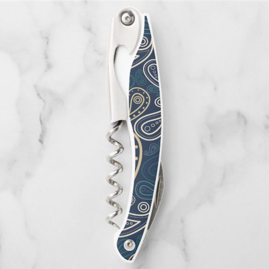 Paisley Pattern Kellnermesser (Vorderseite)