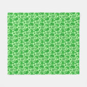 Paisley Pattern, Limon und Emerald Green Fleece Bl (Vorderseite (Horizontal))