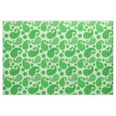 Paisley Pattern, Limon und Emerald Green Stoff (Fat Quarter (45,7 x 55,9 cm))