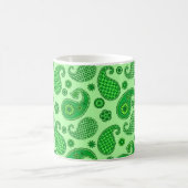 Paisley Pattern, Limone und Emerald Green Coffee T Kaffeetasse (Mittel)