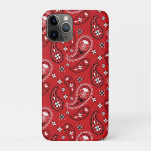 Paisley Pattern mit rotem Hintergrund-23214 Case-Mate iPhone Hülle