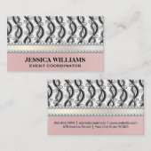 Paisley Pattern | Perlen Visitenkarte (Vorne/Hinten)