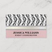 Paisley Pattern | Perlen Visitenkarte (Vorderseite)