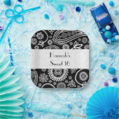 Paisley Pattern, Perserpaisley, Boteh, Sweet 16 Pappteller (Party)