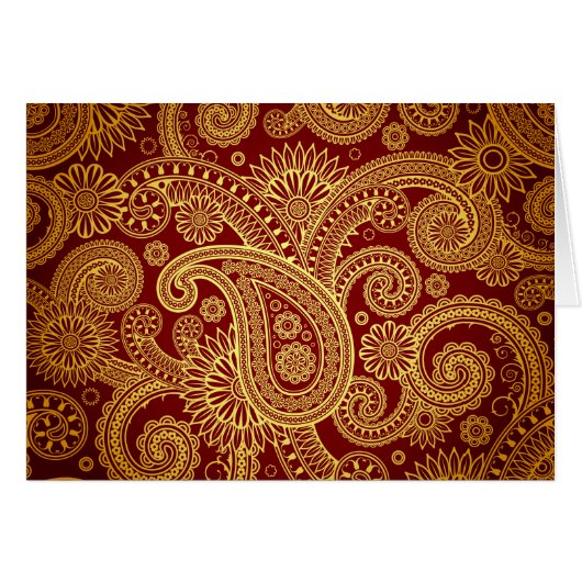 Paisley Pattern, Persisch Paisley, Oriental Paisle (Vorderseite (Horizontal))