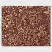 Paisley Pattern, Persisch Paisley, Oriental Paisle Geschenkpapier (Flach)