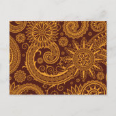 Paisley Pattern, Persisch Paisley, Oriental Paisle Postkarte (Vorderseite)