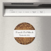 Paisley Pattern, Persisches Paisley, Bat Mitzvah Magnet (In Situ (Geschirrspüler))