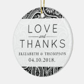 Paisley Pattern, Persisches Paisley, Boteh, Hochze Keramikornament (Links)