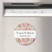 Paisley Pattern, Persisches Paisley, Boteh, Hochze Magnet (In Situ (Geschirrspüler))