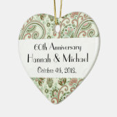 Paisley Pattern, Persisches Paisley, Jahrestag Keramik Ornament (Links)