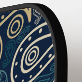 Paisley Pattern Pickleball Schläger (Linke Seite)