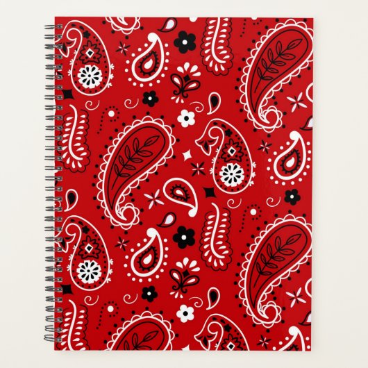 Paisley Pattern Planer (Vorderseite)
