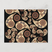 Paisley Pattern Postkarte (Vorderseite)