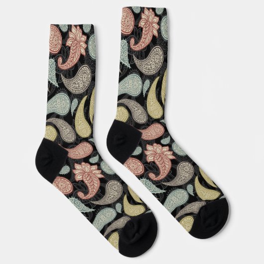 Paisley Pattern Socken (Rechts)