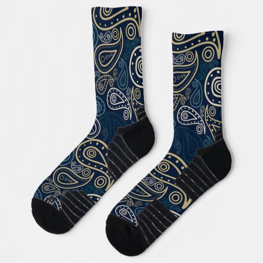 Paisley Pattern Socken (Links)