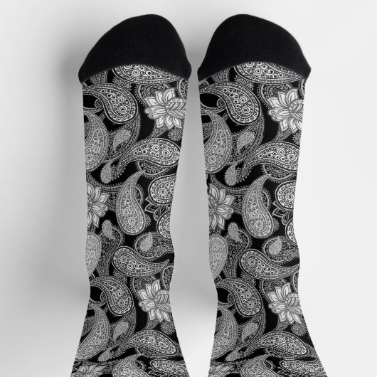 Paisley Pattern Socken (Oben)