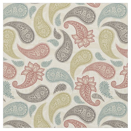 Paisley Pattern Stoff (Nahaufnahme)