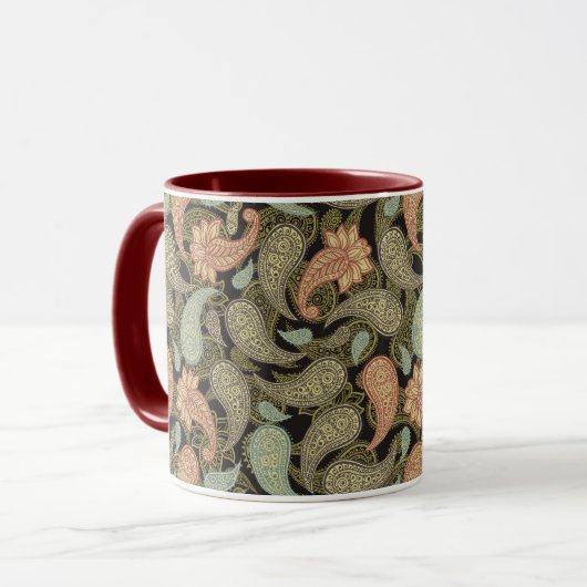 Paisley Pattern  Tasse (Vorderseite Links)