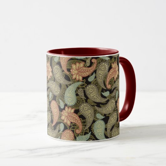 Paisley Pattern  Tasse (VorderseiteRechts)