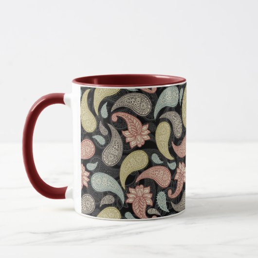 Paisley Pattern  Tasse (Links)